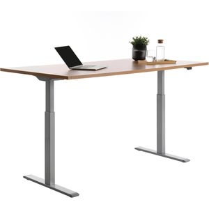 Produktbild für Schreibtisch Topstar E-Table, buche / silber
