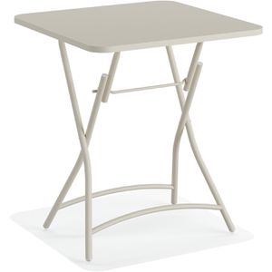 Produktbild für Bistrotisch Feros Breeze, beige, wetterfest, 3-teilig