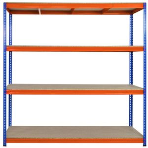 Weitspannregal PROREGAL Bison, 4 Holzböden