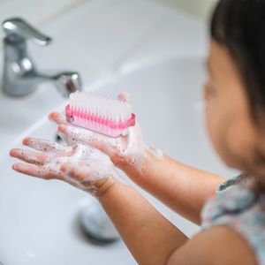 Produktbild für Nagelbürste Relaxdays transparent