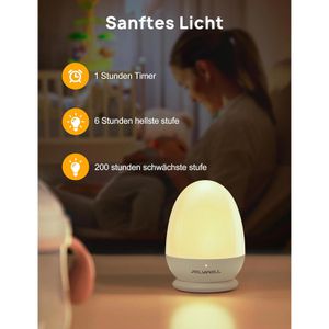 Produktbild für Nachtlicht Jolywell JW-CL001 LED, mit Akku