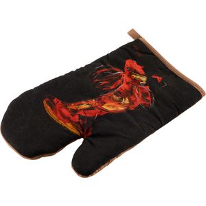 Produktbild für Ofenhandschuh Fackelmann Koi, 11011, schwarz