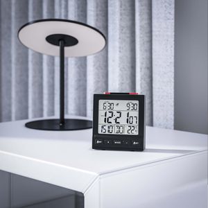Produktbild für Wecker Mebus 25581 schwarz, digital