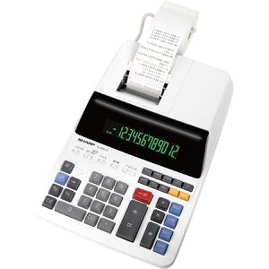 Tischrechner Sharp EL-2607 LG, Farbbanddruck