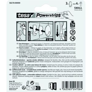 Produktbild für Klebehaken Tesa 58278 Powerstrips Small Eckig