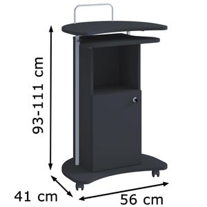 Produktbild für Stehpult VCM Komil 913246, aus Holz