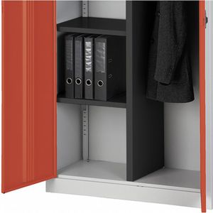 Produktbild für Mehrzweckschrank Bisley E782AAG-506, abschließbar, rot