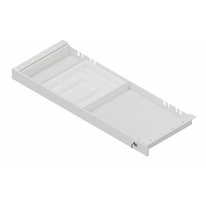 Produktbild für Unterbau-Schublade Hammerbacher UCT1/W, weiß, aus Metall