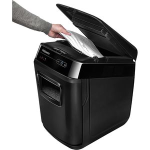 Produktbild für Aktenvernichter Fellowes 4653601 AutoMax 200C, schwarz