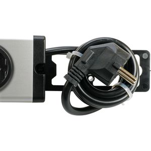 Produktbild für Steckdosenleiste Ehmann Aluminium, mit 3m Kabel