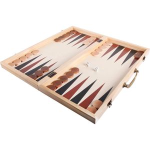 Produktbild für Brettspiel Natural-Games XXL Schach und Backgammon