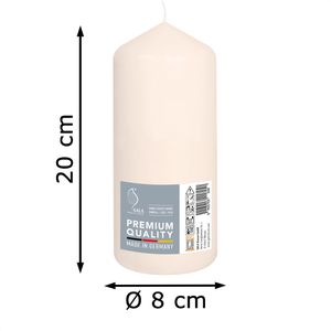 Produktbild für Kerzen Gala Typ 80/200, Stumpenkerze
