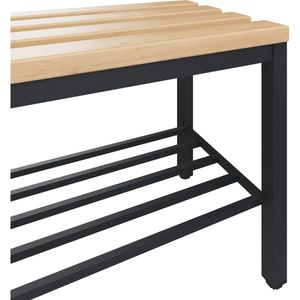 Produktbild für Umkleidebank CP-Möbel 8052-010, Sitzfläche Holz, 200 cm