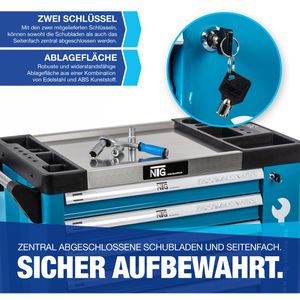 Produktbild für Werkzeugwagen NTG WZW.3070, bestückt