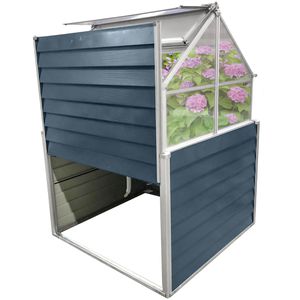 Produktbild für Hochbeet Westmann Store &amp; Grow, Stahl &amp; Kunststoff
