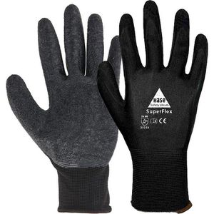 Arbeitshandschuhe Hase Superflex black, 508610S