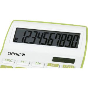 Produktbild für Taschenrechner Genie 840G, weiß/grün