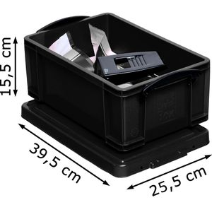 Produktbild für Aufbewahrungsbox Really-Useful-Box 9BK, 9L