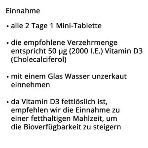 Produktbild für Vitamin-D natural-elements 365 Tabletten
