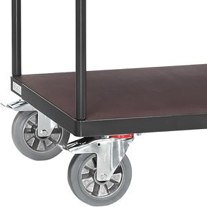 Produktbild für Tischwagen Fetra 12402-7016 Grey Edition, aus Metall &amp; Holz