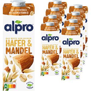 Haferdrink alpro aus europäischem Hafer, Hafer & Mandel