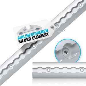 Airlineschiene NTG Standard, zum Kleben & Schrauben