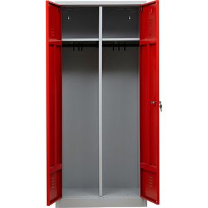 Produktbild für Spind G-Office WRC/2.1880.V2, Doppelspind, rot