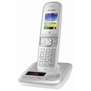 Panasonic Telefon KX-TGH720GG, silber, schnurlos, mit Anrufbeantworter