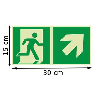 Produktbild für Hinweisschild Abtec ISO 7010 E002+E006 Kunststoff