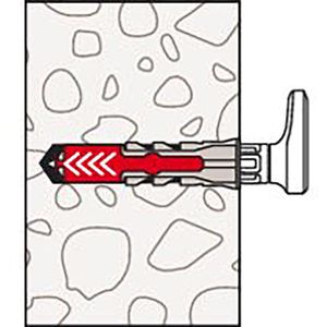 Produktbild für Schrauben-Dübel-Set Fischer 557916, EasyHook Angle