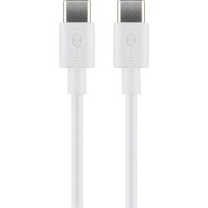 Produktbild für Ladekabel Goobay 66315, weiß, 0,5m