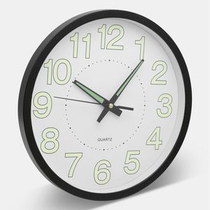 Produktbild für Wanduhr Böttcher-AG Leuchtziffern Kunststoff, analog, Quarzuhr
