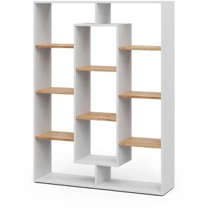 Bücherregal Vicco 14302, weiß / eiche