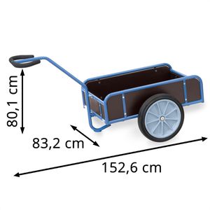 Produktbild für Handwagen Fetra 4108V, mit 4 Bordwänden