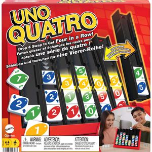 Produktbild für Brettspiel Mattel HPF82, Uno Quatro
