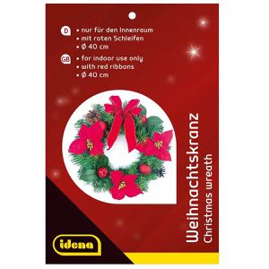 Produktbild für Weihnachtskranz Idena 31904, Ø 40 cm