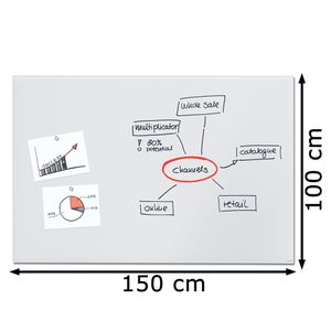 Produktbild für Glas-Magnettafel Sigel GL520 Artverum, inkl. 2 Magnete