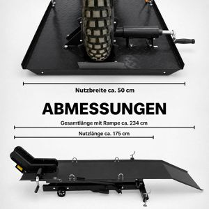 Produktbild für Hebebühne Trutzholm 35077, schwarz, für Motorrad