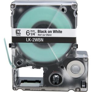 Produktbild für Schriftband Epson LK-2WBN, 6mm