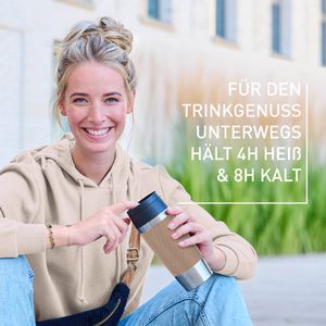 Produktbild für Thermobecher Emsa Travel Mug Classic Twist N2025300, braun