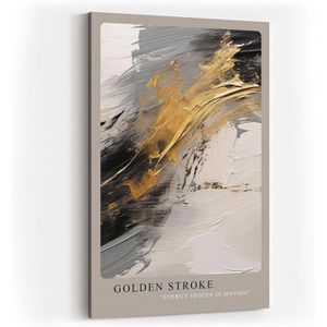 Wandbild Sinus-Art Golden Stroke