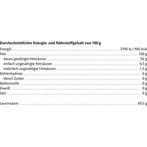 Produktbild für Kokosöl Ölmühle-Solling nativ, Naturland Fair, BIO