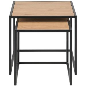 Produktbild für Couchtisch AC-Design Seaford, aus Holz / Metall, wildeiche