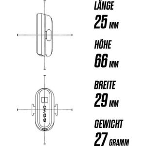 Produktbild für Fahrradlicht Sigma Aura 30 + Curve