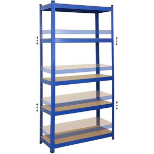 Produktbild für Schwerlastregal PROREGAL Ragnar, 5 Holzböden