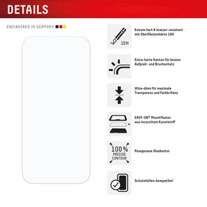 Produktbild für Displayschutzfolie Displex Panzerglas 2D Real Glass, 10H