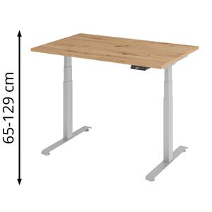 Produktbild für Schreibtisch Böttcher-AG Base Lite, asteiche / silber