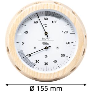 Produktbild für Saunathermometer Fischer-Feingerätebau 5076.00, Ø 155 mm