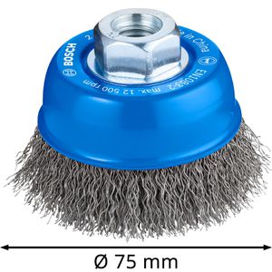 Produktbild für Drahtbürste Bosch 2608622098, Topfbürste Ø 75mm