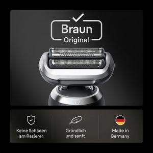 Produktbild für Scherkopf Braun 74S Ersatzscherteil, silber